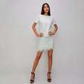 JUPE VERT CLAIR PASTEL