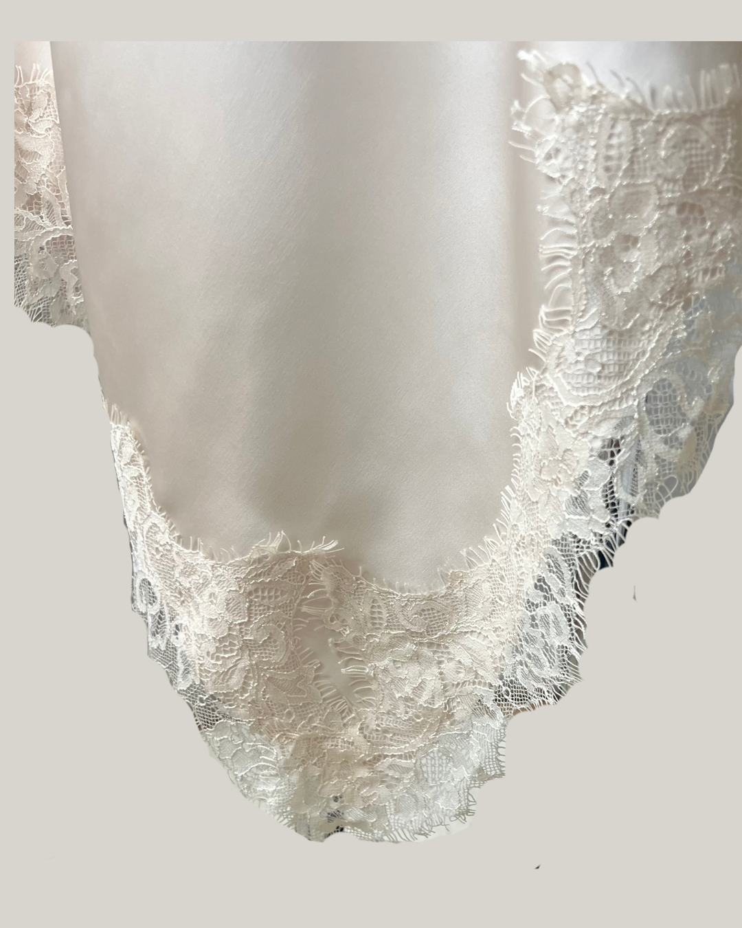 Jupe Longue Satinée Beige