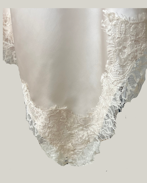 Jupe Longue Satinée Beige