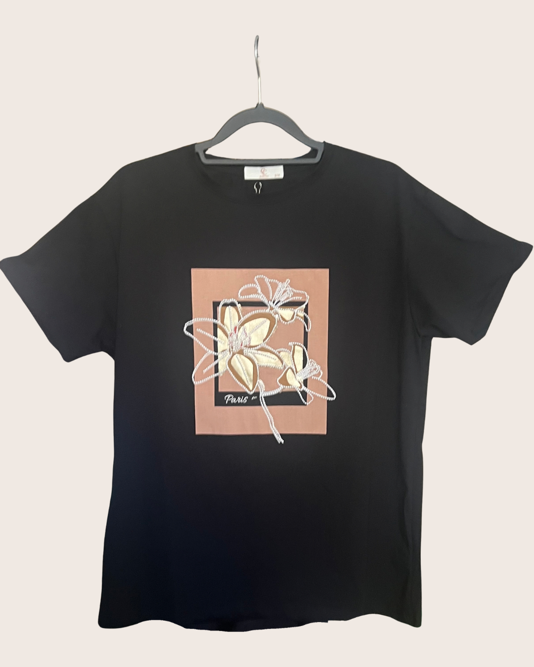 T-SHIRT MANCHE COURTES NOIR
