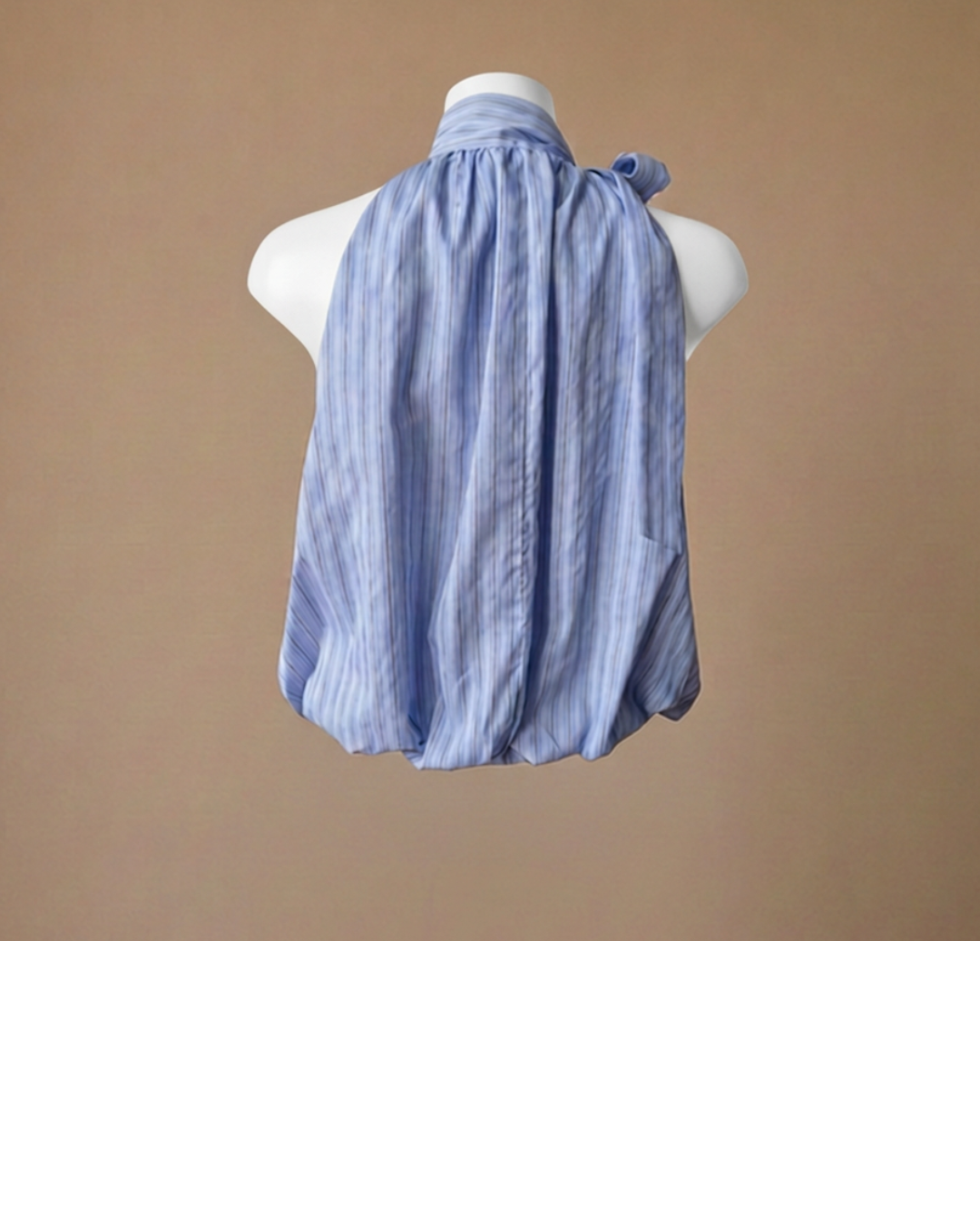 TOP BLEU CLAIR A RAYURES